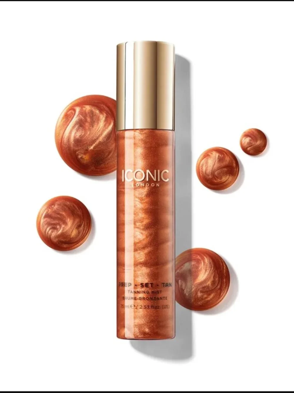 ❣️2/$36 NIB Iconic London Prep - Set - Tan Tanning Mist in Glow Full Size $32.00